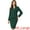 Dark Green, variant on Women's Peplum Blazer Pencil Skirt 2 Pcs Suit Set L Black