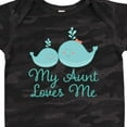 thumbnail image 4 of Inktastic My Aunt Loves Me Whale Boys or Girls Baby Bodysuit, 4 of 5