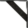 thumbnail image 4 of Ekena Millwork 2"W x 10"D x 10"H Traditional Steel Bracket, Antiqued Silver, 4 of 13