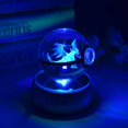 thumbnail image 3 of 3D Crystal Ball LED Night Light Base Changes Color Toy Night Light Child Christmas Present, 3 of 5