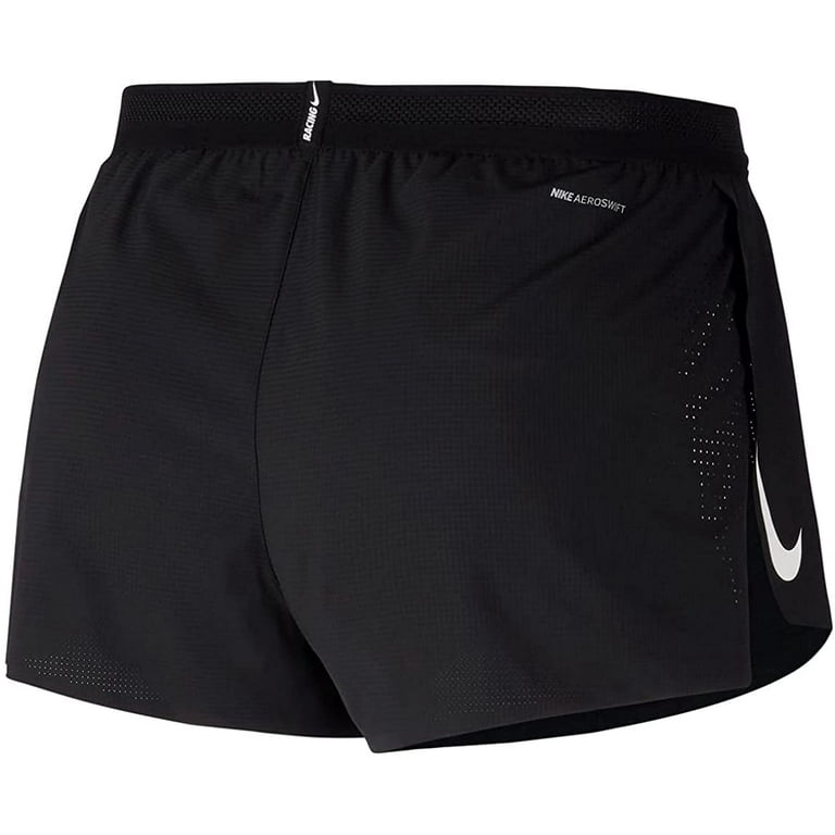 Nike AeroSwift Men's 2 Running Shorts CJ7837-010 (Black/White), X-Large
