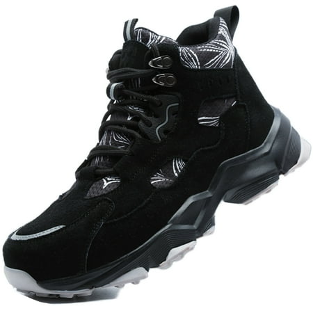 

Tanleewa Safety Work Boots for Men Steel Toe Anti-Smashing Shoe Size Men6.5/Women8.5
