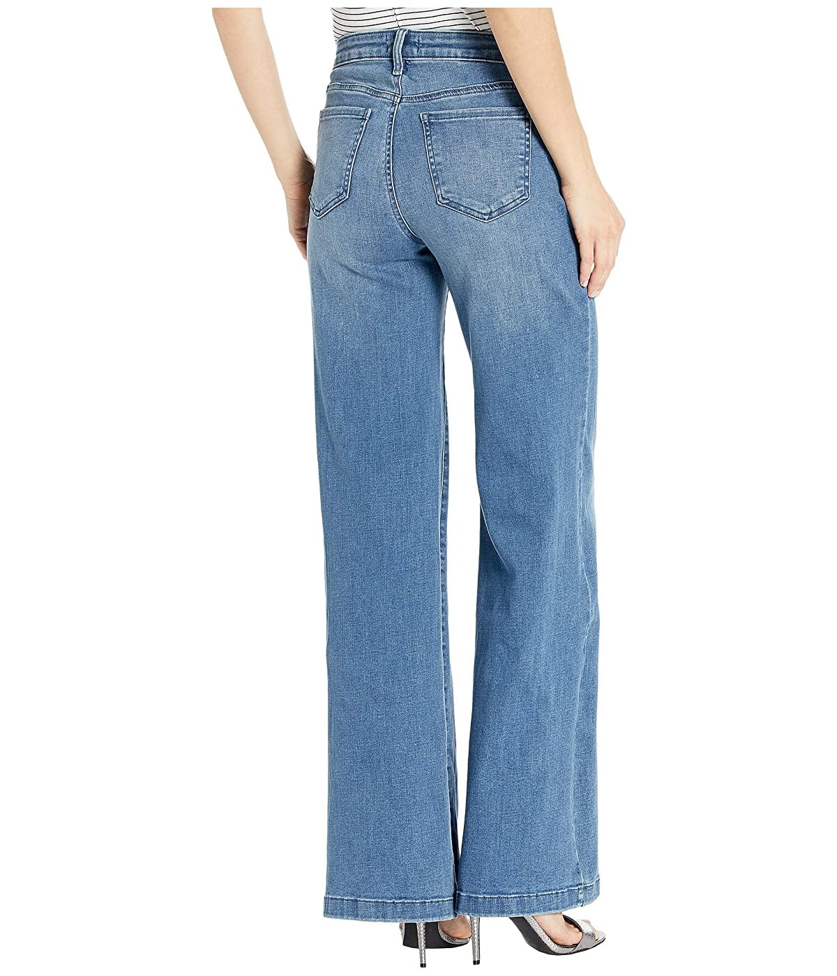 NYDJ - NYDJ Wide Leg Trouser Jeans in Brickell Brickell - Walmart.com ...