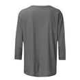 thumbnail image 5 of BLVB St Patricks Day Tops for Women 3/4 Sleeve Crewneck Shamrock Shirts Casual Trendy Festival Holiday Tunic Tee Tops, 5 of 5