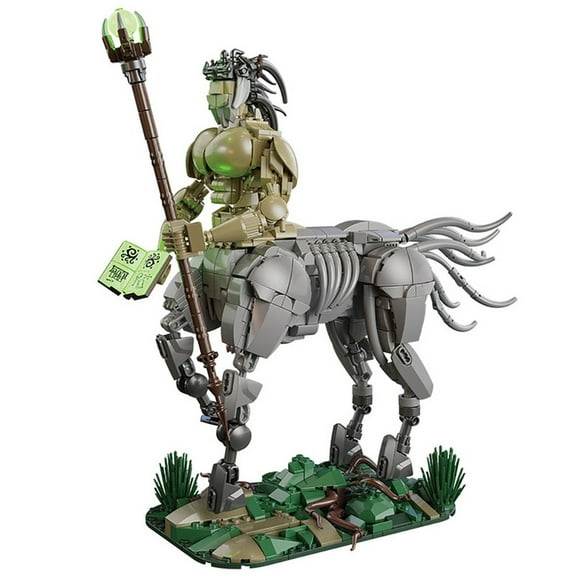 Goirzi 1268Pcs 2-in-1 Centaur Building Blocks Set - Magic World Creatures Building Blocks Toys for Kids and Adults