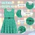 thumbnail image 6 of Benylion Princess Dress up for Girls Disgust Costume Joy Costume Halloween Costumes for Kids Cosplay Party Sleeveless Outfit for 7-8 Years, 6 of 7