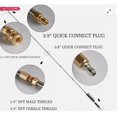 thumbnail image 4 of Durable Spray Gun for Pressure Washer, Adjustable Replacement Lance, Long Application Time, Complete Accessories, Brand New & No Ladders Needed, 4 of 5
