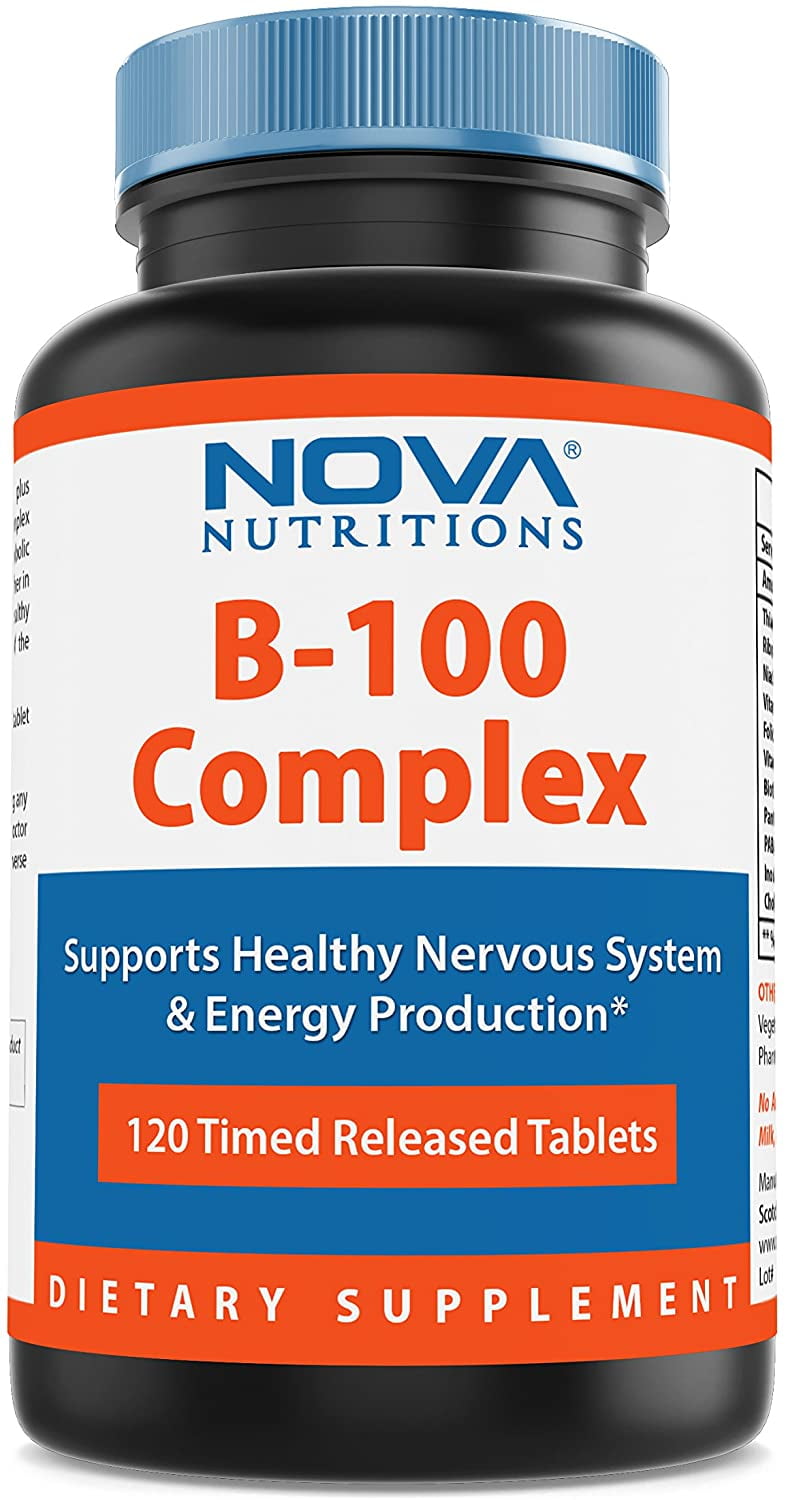 Nova Nutritions B100 Vitamin B Complex 120 Tablets