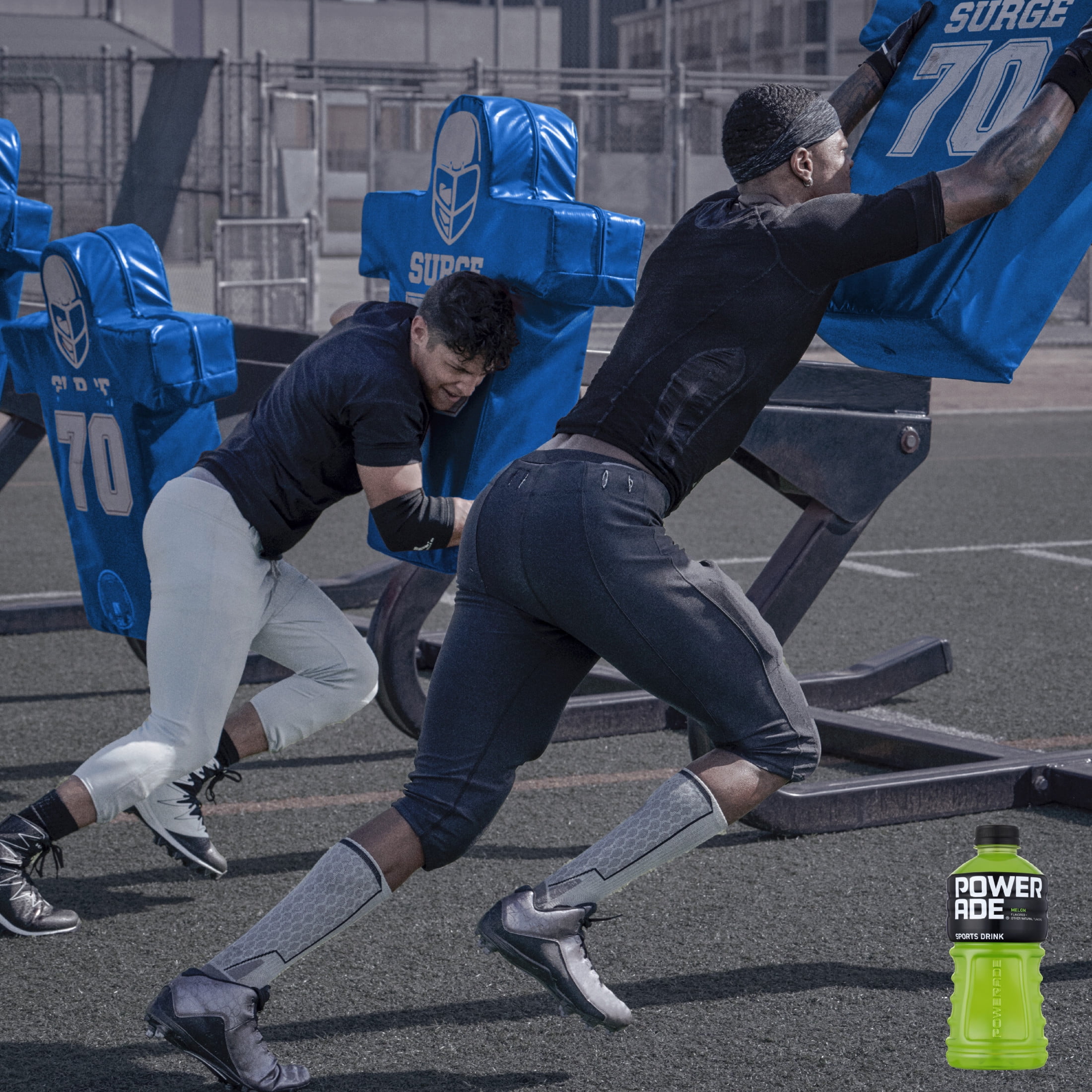 POWERADE Melon, ION4 Electrolyte Enhanced Fruit Flavored Sports Drink w/ Vitamins B3, B6, and B12, Replenish Sodium, Calcium, Potassium, Magnesium, 32 fl oz