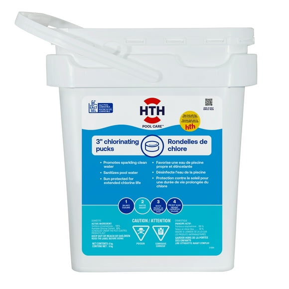hth 3" chlorinating pucks, 6 kg
