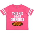 thumbnail image 3 of Inktastic This Kid Loves Corndogs Boys or Girls Toddler T-Shirt, 3 of 5
