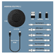 thumbnail image 4 of Para Otg Usb/Belug Tipo C /lightning Cable Adaptador 6 Kit 60w NEGRO, 4 of 5