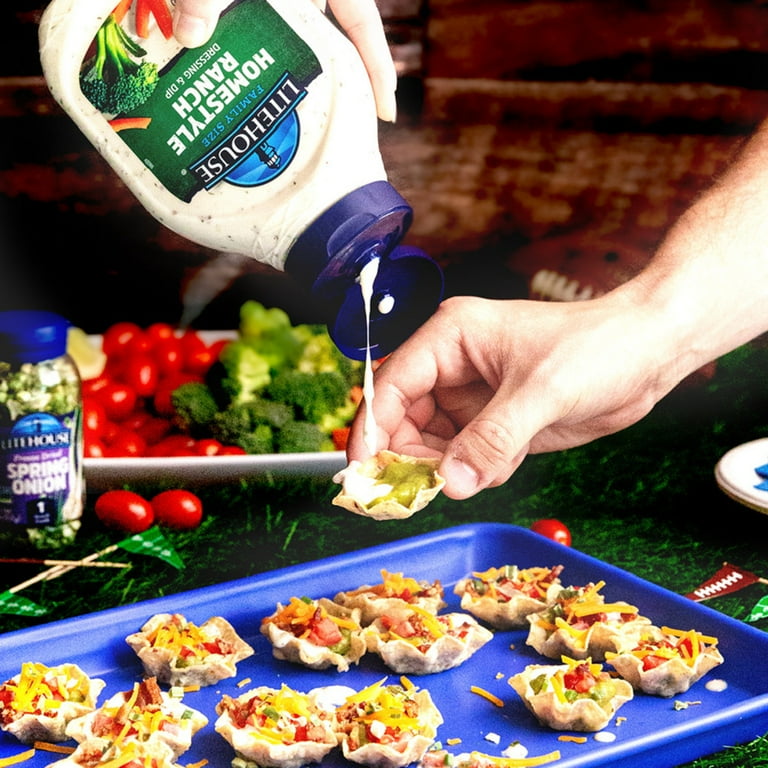 Litehouse Homestyle Ranch Refrigerated Salad Dressing & Dip, 20 Fluid oz Bottle