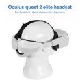 thumbnail image 4 of VR Auriculares Correa fijación Diadema Cojín Cojín portátil transpirable Reemplazable Cabeza Pieza de la pieza Repuesto para Oculus Quest 2 Inevent EL014472-00B, 4 of 7