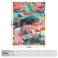 thumbnail image 4 of COMIO Throw Blanket for Kids Sherpa Underwater World Blankets, Super Soft Fuzzy Plush Flannel Blanket Girls Gifts, 4 of 6