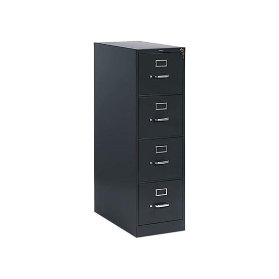 HON 4 Drawers Vertical Lockable Filing Cabinet, Charcoal