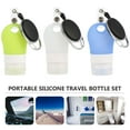 thumbnail image 3 of Hytrove 3Pcs Travel Containers Silicone Dispensers Assorted Color for Liquid Storage, 3 of 7