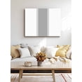 thumbnail image 4 of Gray Solid Color Texture Wall Art for Living Room, Canvas Picture Wall Decor for Bathroom Bedroom, Simple Grey Stripes Painting Artwork for Office Kitchen Hallway Dining Room Home Decorations 16"x20", 4 of 8
