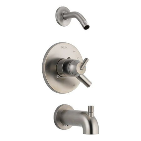 - Delta Trinsic Monitor 17 Series Tub & Shower Trim - Less Shower Head, Stainless