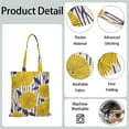 thumbnail image 5 of Sunflower and Daisy Foldable Grocery Bag - Eco-Friendly & Durable Shopping Tote with Floral Print, 5 of 6