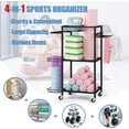 thumbnail image 3 of Estante organizador metálico Shelf LIANTRAL para esterillas de yoga, 3 of 6