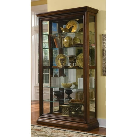 80 In. Curio Cabinet W Adjustable Shelves - Walmart.com