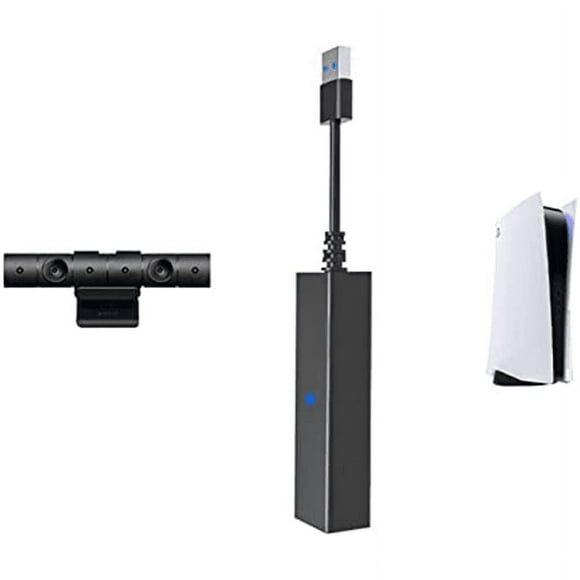 VR Adapter For PS5/PS4 Camera Adapter Cable, Play PS VR On PS5, Converter Connecting Cable For PS4 PSVR To PS5 Console
