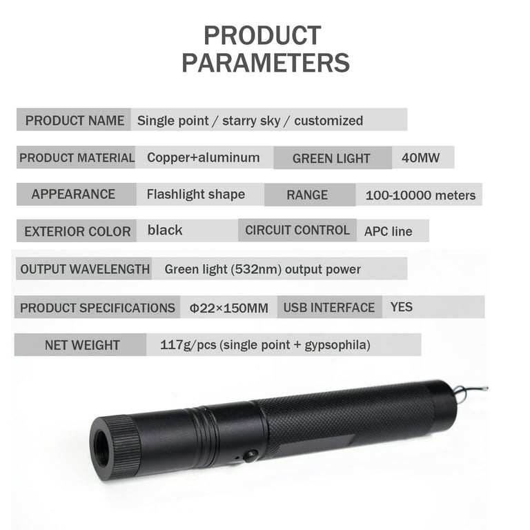 Cowjag Laser Pointer High Power Long Range 10 000 ft Green