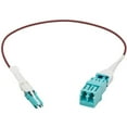thumbnail image 4 of Eaton Tripp Lite Series 400G Duplex Multimode 50/125 OM4 Fiber Optic Cable Adapter (CS-PC/LC-PC), M/F, Round LSZH Jacket, Magenta, 1 ft. - Network cable - CS/PC multi-mode (M) push/pull to LC/PC multi-mode (F) push/pull - 0.305 m - fiber optic - duplex - 50 / 125 micron - OM4 - white, magenta, aqua, 4 of 5