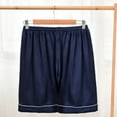 thumbnail image 3 of Men's Satin Boxers Shorts oft Comfy Loose Fit Pajama Short, 3 of 6