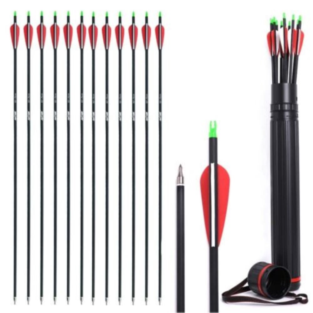 Trophy Ridge Wrath 400 Spine Fletched Carbon Arrows - Walmart.com