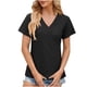thumbnail image 4 of Fiudx Camisas para Mujer Tops con Estampado de Moda para Mujer, Blusa de Manga Corta, Camisetas Divertidas con Cuello Redondo, 4 of 5