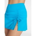 thumbnail image 4 of Time and Tru Women's and Women's Plus Ribbed Swim Skirt, Sizes XS-3X, 4 of 5