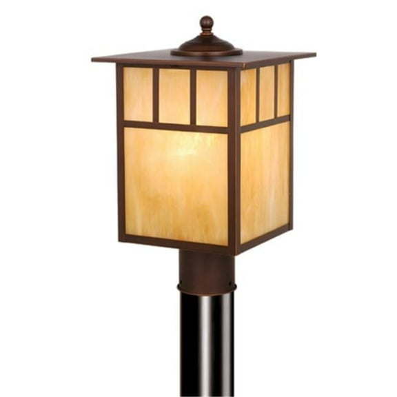 Mission 9 in. Outdoor Post Light - Burnished Bronze