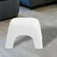 thumbnail image 5 of Taburete Sencillo, Redondo Y Cómodo para El Hogar, Decoración, Silla Portátil Ligera para para Muebles de Interior , Blanco BLESIY banco pequeño, 5 of 8