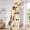 Beige, variant on Globlazer 70" Cat Tree for Large Cats, Heavy Duty Multi-Level Cat Tree Tower with Extra Large Perch, Tall Cat Condo with 2 Condos, 2 Hammocks, Sisal Scratching Posts and Ramps, S70G, Light Grey