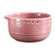 thumbnail image 1 of Cuenco para hierbas, rallador de ajo, plato de cerámica resistente, herramienta de cocina multiusos Rosa, 1 of 9