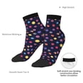 thumbnail image 4 of Bingfone Planets Design Patterned Men's Women's Casual Cotton Socks, 4 of 5