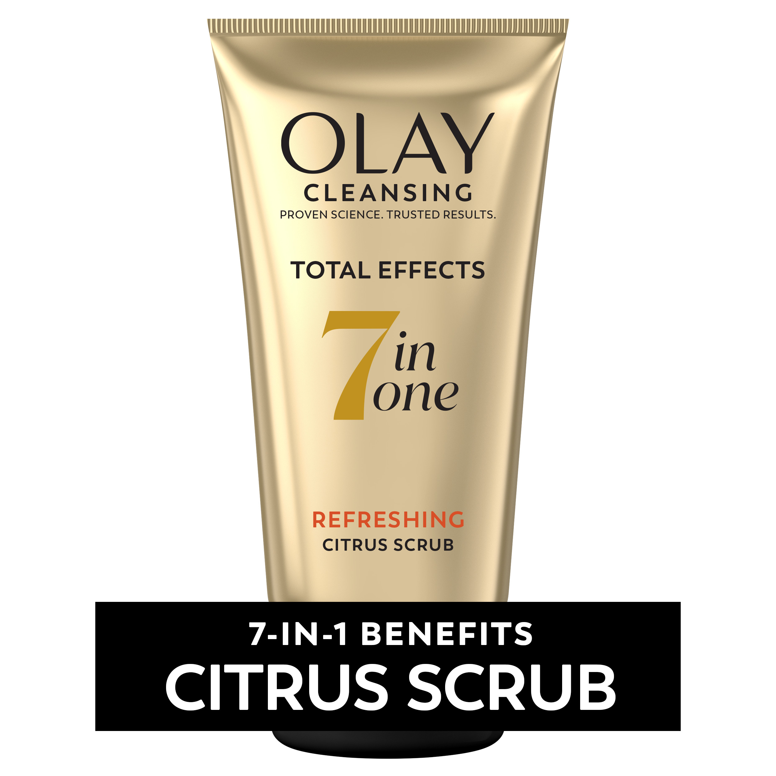 Olay Total Effects Refreshing Citrus Scrub Face Cleanser, 5.0 fl oz