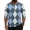 Blue-B#3028, variant on Summer Men's Henley Shirts Plaid Raglan 3/4 Sleeve Jersey Baseball T-Shirts Casual Workout Big and Tall Mens T Shirts