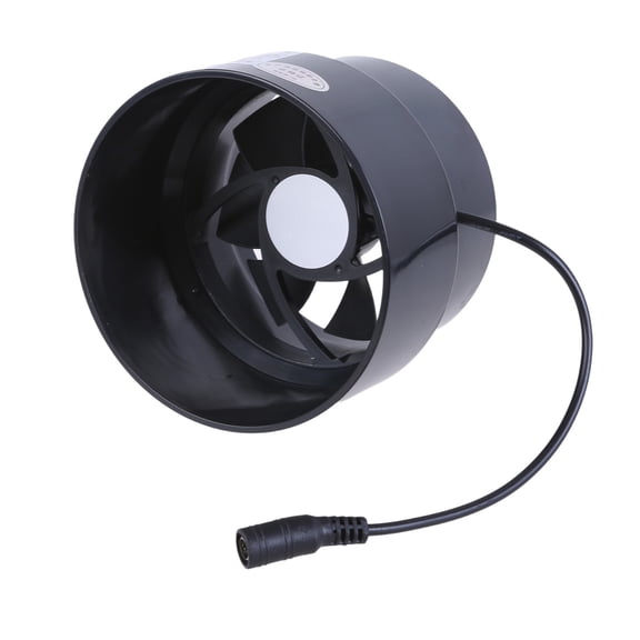 BELOWSYALER Quiet 97mm Marine Bilge 12V Inline Blower Ventilation Fan for Yacht Efficient Air Circulations Low Consumption Fan