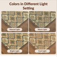 thumbnail image 7 of Design&I 5'x7' Ultra Soft Area Rug, Geometric Boho Mosaic Multi Panel Symmetrical Terraze Patterned None Fluffy Washable Non Shedding for Bedroom Living Room Home Office, 7 of 7