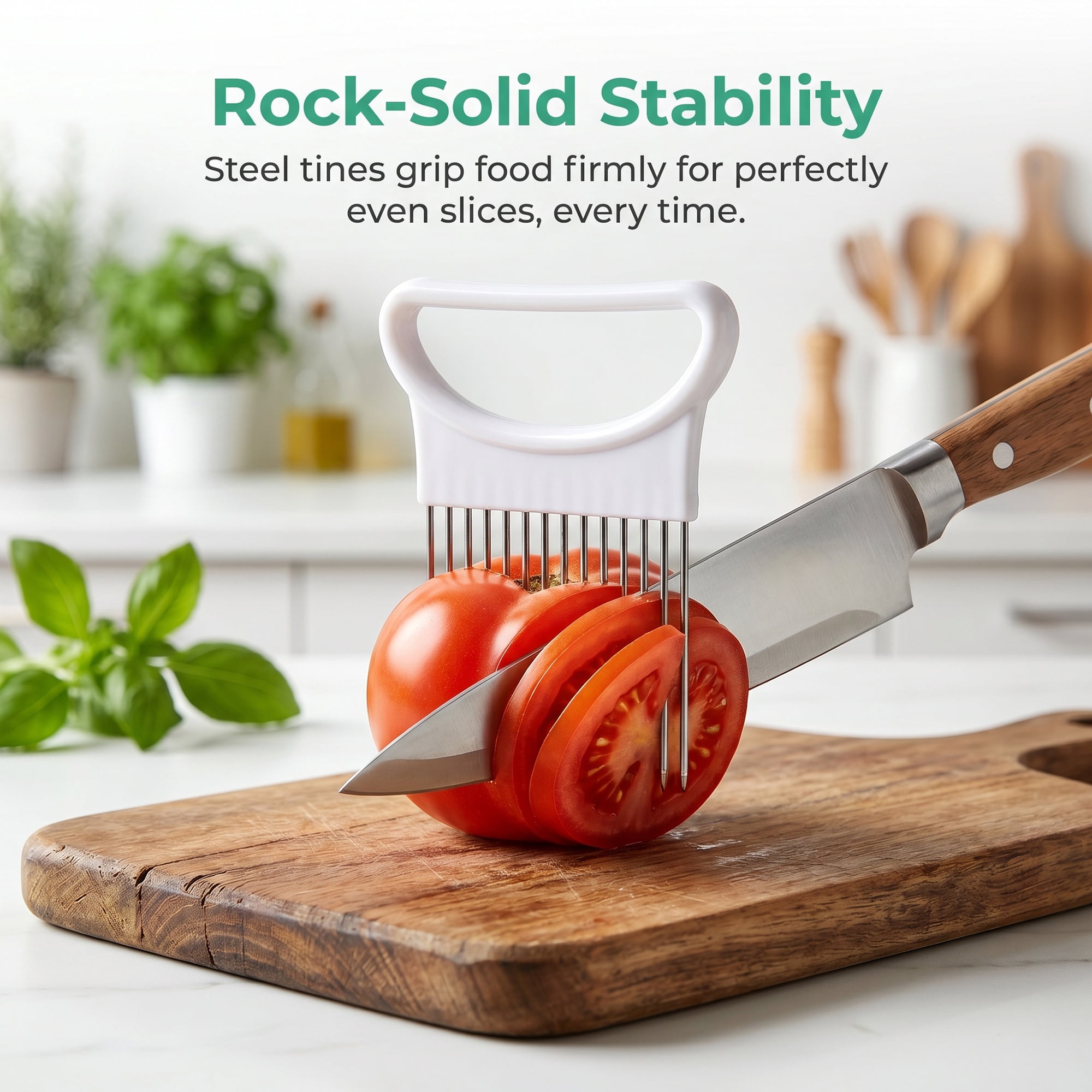 Unique Bargains Vegetable Chopper Food Processor with Pins Dicing Veggies & Nuts White