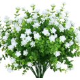 thumbnail image 1 of Flores artificiales falsas para exteriores, resistentes a los rayos UV, plantas de boj, arbustos, paquete de 27, exteriores, macetas colgantes, hogar, oficina, boda, granja, decoración oso de fresa  Juguete, 1 of 6