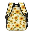 thumbnail image 4 of Balery European-style Pattern Sunflower Mochila Escolar Impresa, Mochila Ligera para Viajes Casual, Mochila Duradera y Cómoda Multifuncional, Mochila para Laptop-One Size, 4 of 5