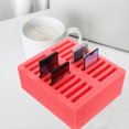 thumbnail image 4 of FONWILYO Phone Box For Classroom Storage Box Red Cotton With Multi Compartment Storage 1Set, 4 of 6