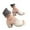 White, variant on Women's Heeled Sandals Square Open Toe comfortable Heeled Mules Chunky Block Low Heel On Slides
