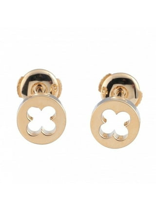 LOUIS VUITTON Pus Idile Blossom Earrings Gold hardware Yellow gold