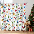 thumbnail image 4 of Tchckioa Christmas Colorful Shower Curtain for Bathroom,Waterproof Hooks Bath Curtain,47x64, 4 of 6