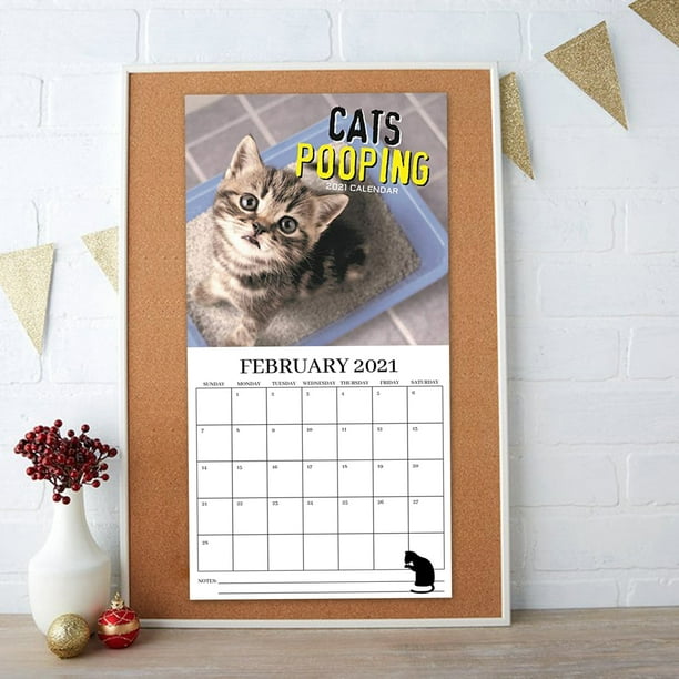 Cheers 2022 calendrier mural mensuel chat chiot animaux de